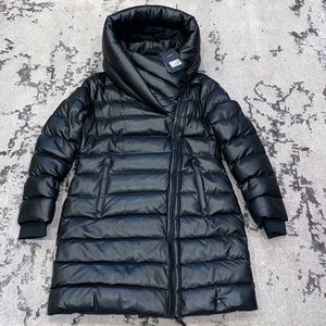 Rudsak leather down puffer jacket